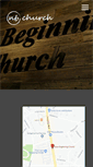 Mobile Screenshot of newbeginningchurchshoals.com